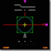 ILDA Test Pattern, running at correct tuning speed