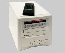 Lasershow Player with included IR remote - click for enlarged view
