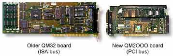 QM32 (left) compared to smaller QM2OOO (right)