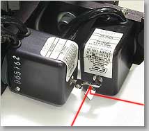 Two scanners and red beam. Click here to see more.