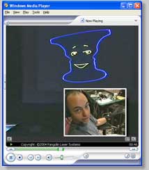 Click here to see a video of Lasershow Puppeteer in action
